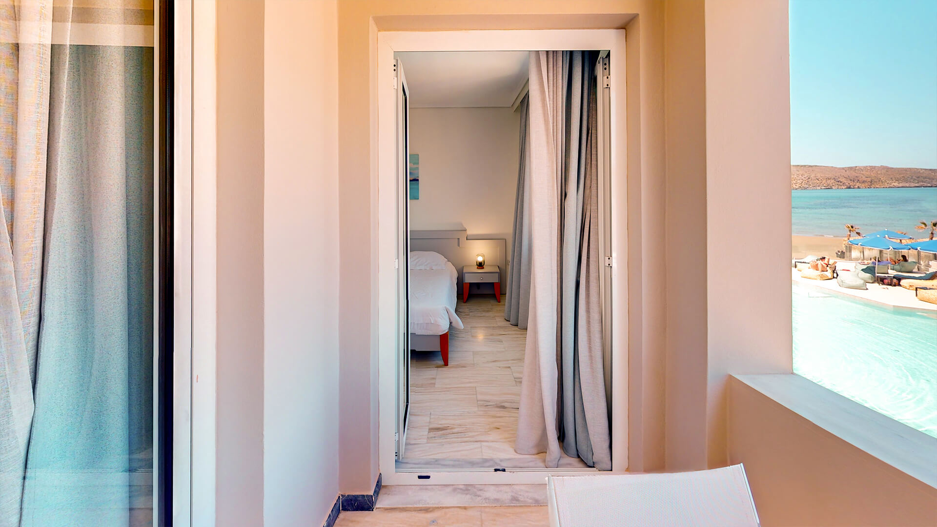 rooms of chania beach resort