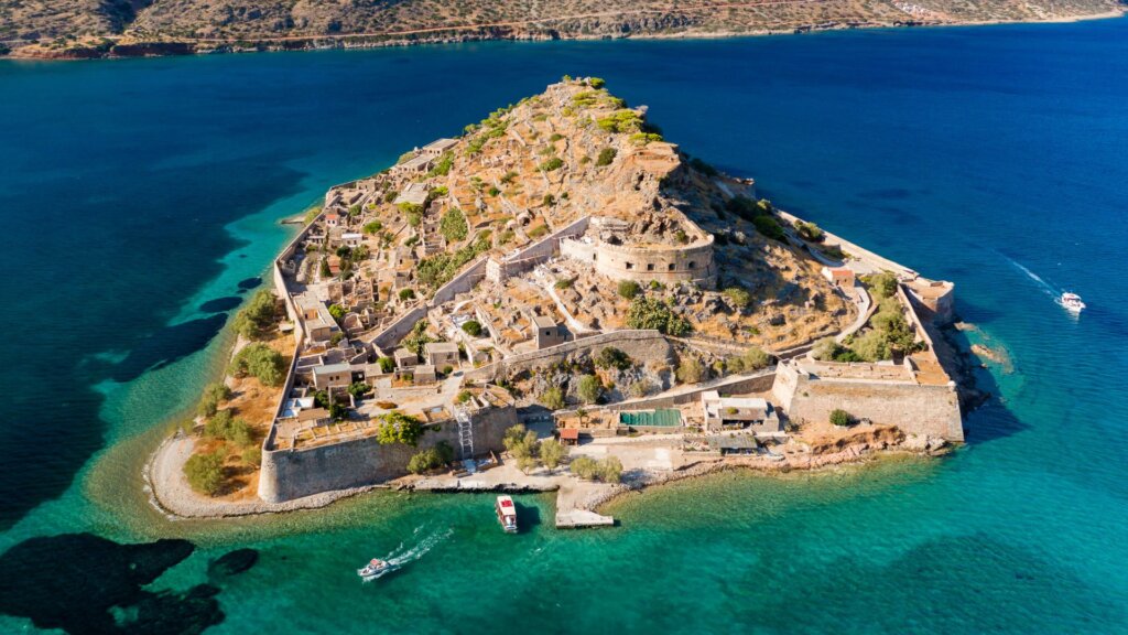 sights in crete spinalonga island