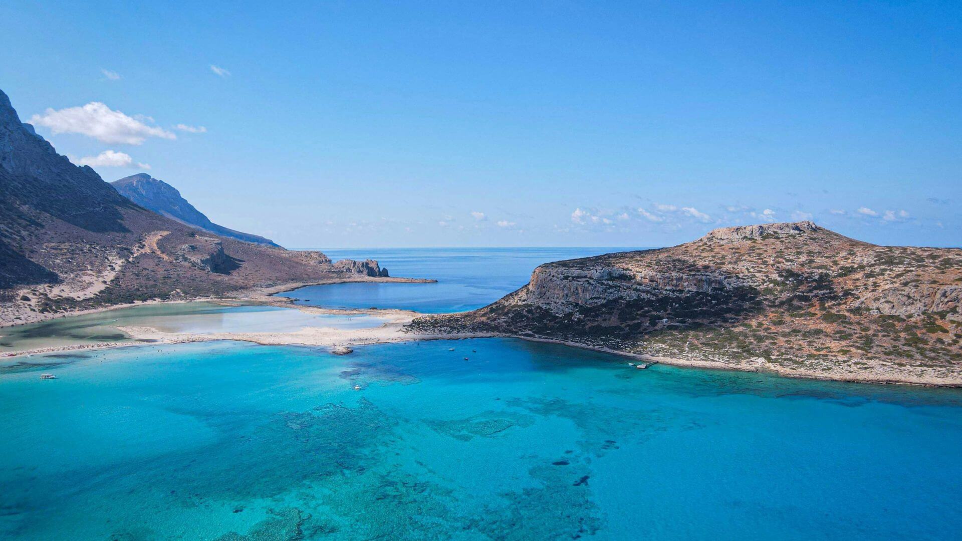 balos beach in crete