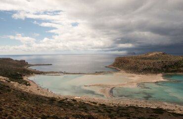 balos crete in winter