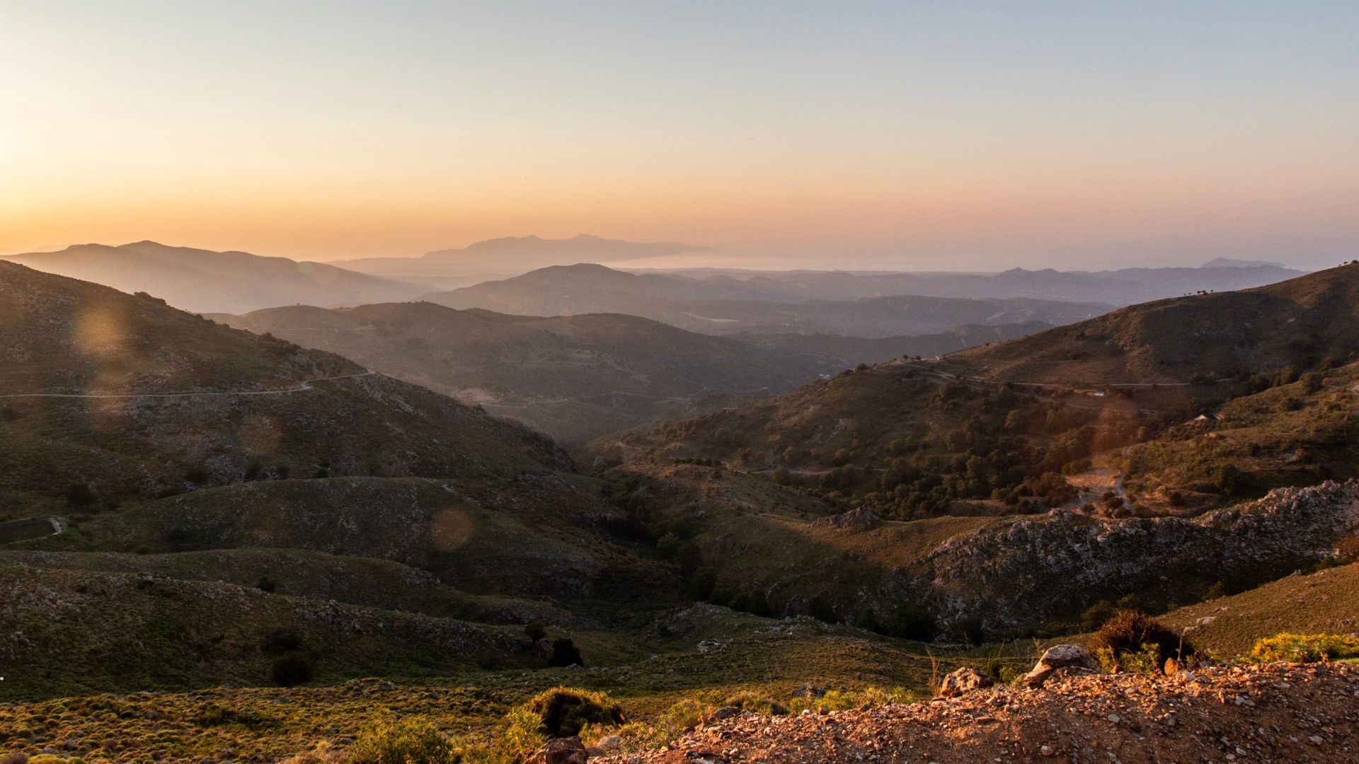 winter in crete omalos